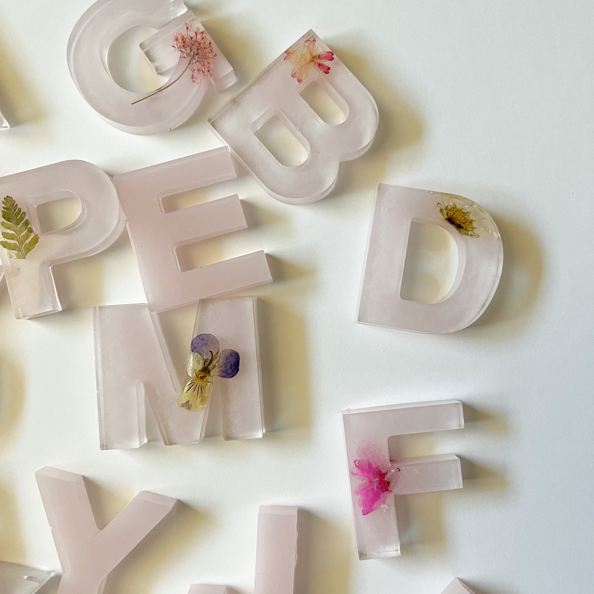 FLOWER POWER-Uppercase Sensory Alphabet Letters